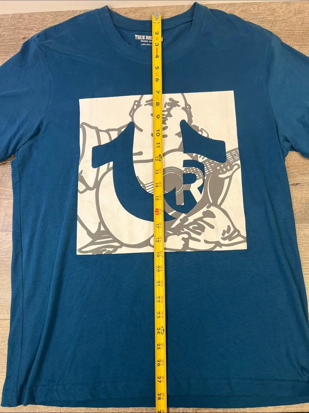 True Religion Buddha Logo Graphic T-Shirt Blue Men’s Large